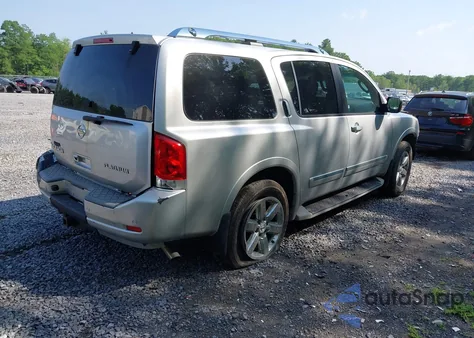 2010 Nissan Armada Platinum из США, поврежденный, VIN 5N1AA0NE9AN620660